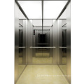 Residential Stretcher Elevator with Mirror Hairline Stainless Steel